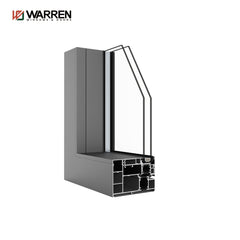 Warren 70x30 Aluminum patio glass casement window with thick glass protection water Heat insulation