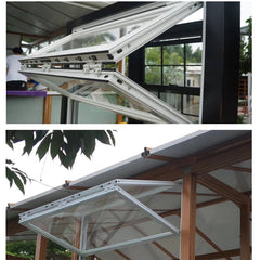Philippines USA  Electric Aluminium Bi Folding Glass Window Restaurant Vertical Lift Up Bi-fold Windows