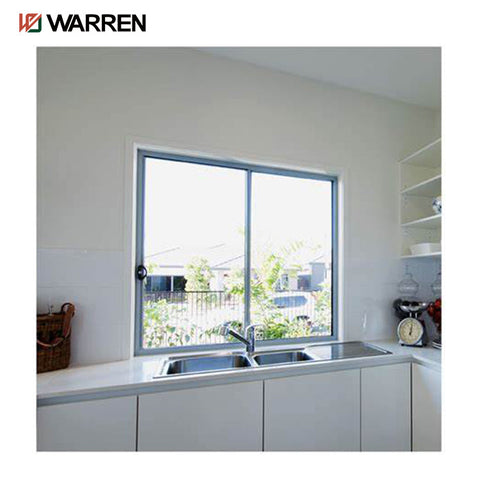 Warren 31x21 Basement Window Aluminum Double Glazed Sliding Windows With Grills