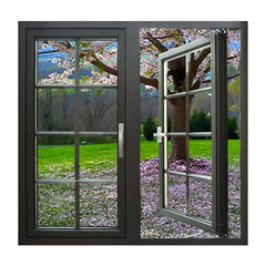 modern aluminum thermal break double glass windows price