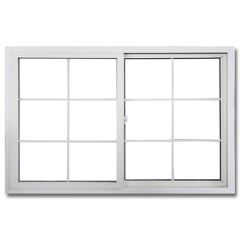WDMA Double Glazed Tempered Clear Glass Interior Aluminum Frame Sliding Windows