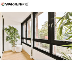 WDMA Double Pane Soundproof Glass Window Tempered Glass Double Hung Window Aluminum Window Companies
