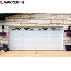 Warren 8' x 7' Garage Door Roll Up Interior Door Glass Garage Door Prices Insulated Black