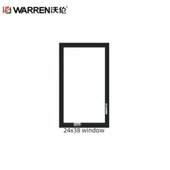 28x48 Window Aluminium Frame Glass Window Price Double Pane Insulated Windows