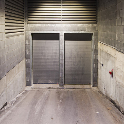 China WDMA black aluminum benefit glass sectional garage motor roller door garage