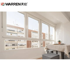 WDMA Fix Double Pane Window Tilt And Turn Windows Opening Outwards Aluminum For Window Frames