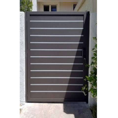 American Exterior Aluminum Sidewalk Driveway Gate Electronic Door For Outdoor Garden Price
