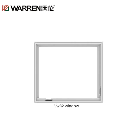 36x32 Window Aluminum Frame Casement Windows Double Insulated Glass Windows