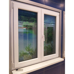 WDMA Customized UPVC Casement Windows Hurricane Impact High Quality Double Tempered Glass PVC Swing Windows