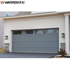 Warren 12x17 Garage Door Black Garage Door With Side Windows Garage Door Glass Aluminum