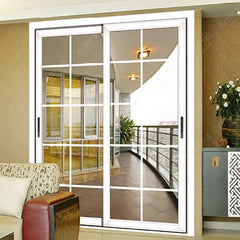 WDMA soundproof interior pvc single panel sliding toilet door with glass in dubai