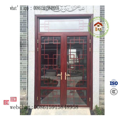 aluminum Pivot door manual type and eletric type for option on China WDMA