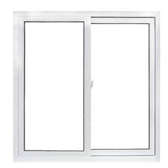 WDMA Modern Design PVC Small Sliding Window Double Glazed Glass Soundproof White Vinyl Window Customized Sizes
