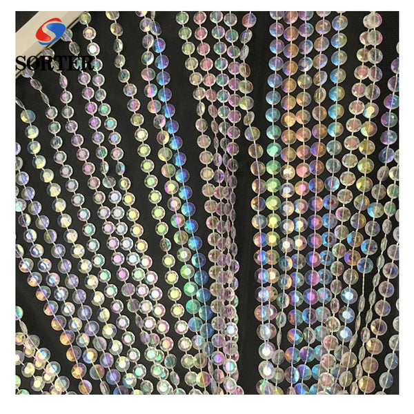 Sparkling Transparent Bead Curtain Beads Clear Doorway Door Hanging on China WDMA