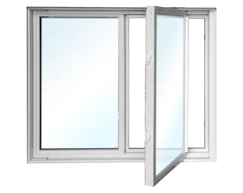 WDMA House Customized Aluminum Tilt And Turn Windows With Tempered Glazing Glass