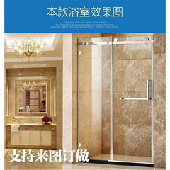 Frameless Glass Stainless Steel 304 Sliding Door Hardware on China WDMA