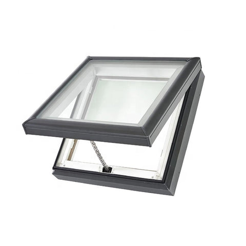 China Manufacturer Customized Aluminum Glass Roof Fixed/Swing Window Roof Window With Low-e Glass Skylight