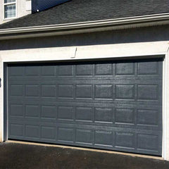 China WDMA New Technology Modern Style Barn Grooved Panel Garage Door with glass window