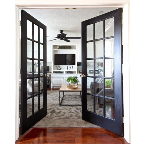 China WDMA Lite French Door Aluminum CE Certification European Style Double French Door