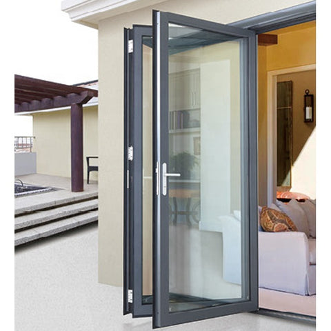 China WDMA aluminum bi folding sliding patio doors