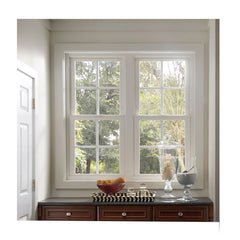 Vertical sliding double pane glazed soundproof double hung aluminum windows aluminum up down sliding sash window