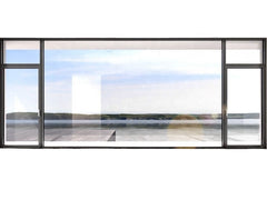 WDMA High Quality Professional Huge Project Narrow Frame Double Tempered Glazed Aluminium Sliding Windows