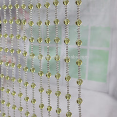 Handmade Green and Orange Smooth Beaded Door Curtain Home Decoration on China WDMA