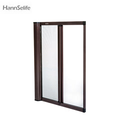 Hansi aluminium window frame with roller mosquito insect screen on China WDMA