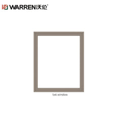 5x6 Window Aluminium Frame Glass Window Double Insulated Windows