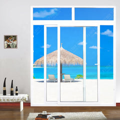 WDMA upvc glass sliding doors window design for living room
