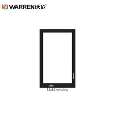 Warren 48x60 Tilt And Turn Aluminum Double Glazing Brown Cheap Price Window For Home