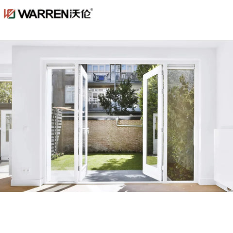 Warren 48x80 French Aluminium Tinted Glass Gray Two Panel Wide Door Price