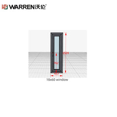 Warren 18x60 Window Black Windows vs White Windows Cost Aluminum Privacy Windows At Night