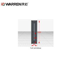 Warren 1x4 Window Small Glass Window Aluminum Simple Window Design Insulated