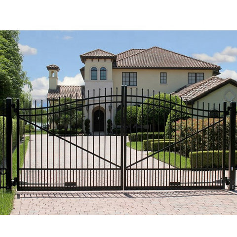 Metal Modern Gates Design And Fences Aluminum Power Coated Gate Outdoor Metal Gates