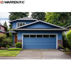 Warren 9 By 7 Garage Door 16ft Garage Door Garage Doors Black Aluminum Steel For Homes Modern
