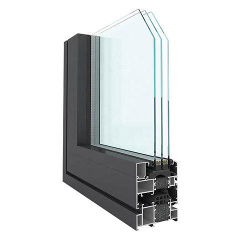 WDMA 12 foot sliding glass door Aluminium thermal break door