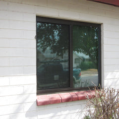 WDMA Single Hung Double Glazed Aluminium Windows For Shop Use