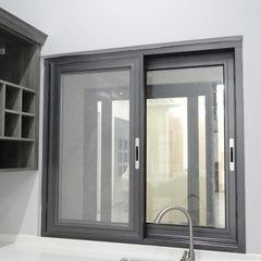 Heat & Sound insulation aluminum windows and doors /sliding double glass window for house on China WDMA