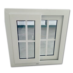 WDMA European design 2 track pvc horizontal sliding window for home