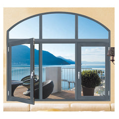 WDMA Arch Top Special Shaped Windows factory price