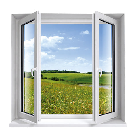 WDMA Factory Customized House Used PVC Double Glazed Soundproof Glass Casement Windows