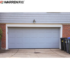 Warren 18x14 Black Single Garage Door Automatic Roll Up Garage Door Glass Panel Garage Door Cost