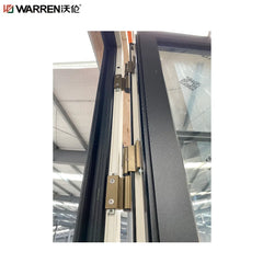 Warren 48x84 French Aluminium Triple Glazing Brown Internal Custom Door With Sidelights
