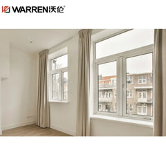 Warren 90 Window Aluminum Double Pane Impact Windows Casement Turn And Tilt Window Glass