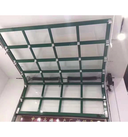 China WDMA Aluminum roller shutter door sliding rolling garage door