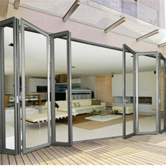 High Quality Home For Small Space Frameless Glass Patio Kenya Insulated Folding Door on China WDMA