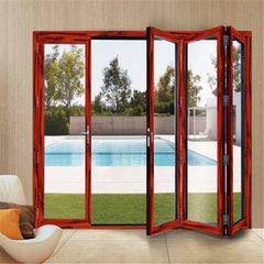 High Quality Home For Small Space Frameless Glass Patio Kenya Insulated Folding Door on China WDMA