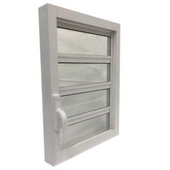 High-end mirror reflective aluminum glass shutter window with factory price on China WDMA