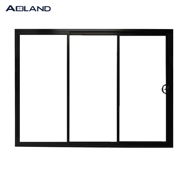High performance Aluminium glass 3 panel sliding door with as 2047 standard on China WDMA